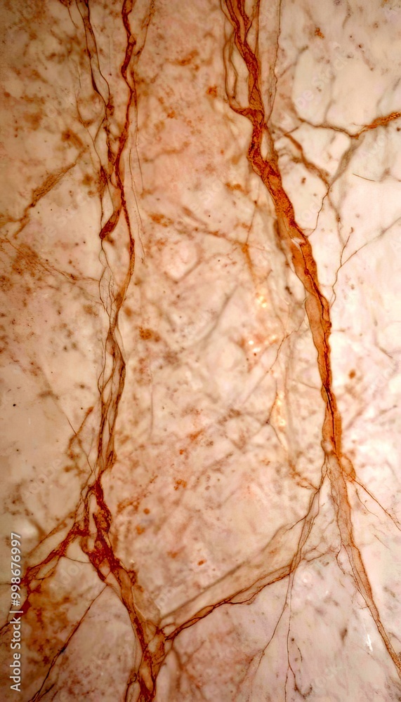 Poster Marble texture with a subtle pattern of light and dark lines, creating a sense of depth and movement