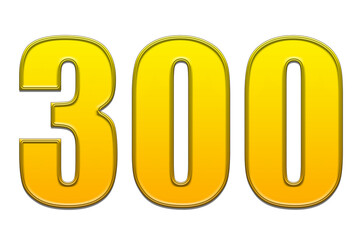 3d golden number 300