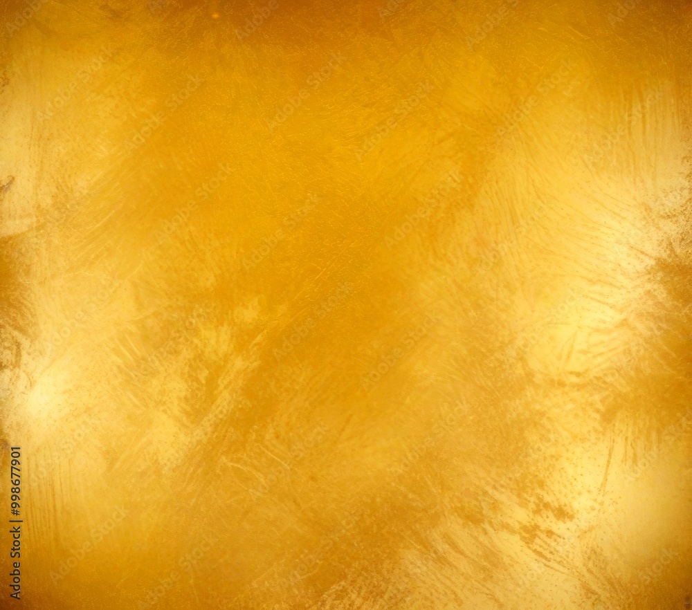 Aufkleber a textured golden surface with a warm, golden hue The surface appears to be made material that resembles gold or a similar color, with a subtle sheen and a rough,