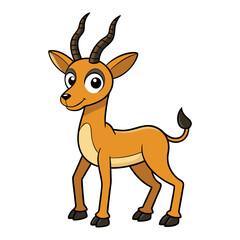 Download Antelope Vector Art Illustration Eps File For Design.