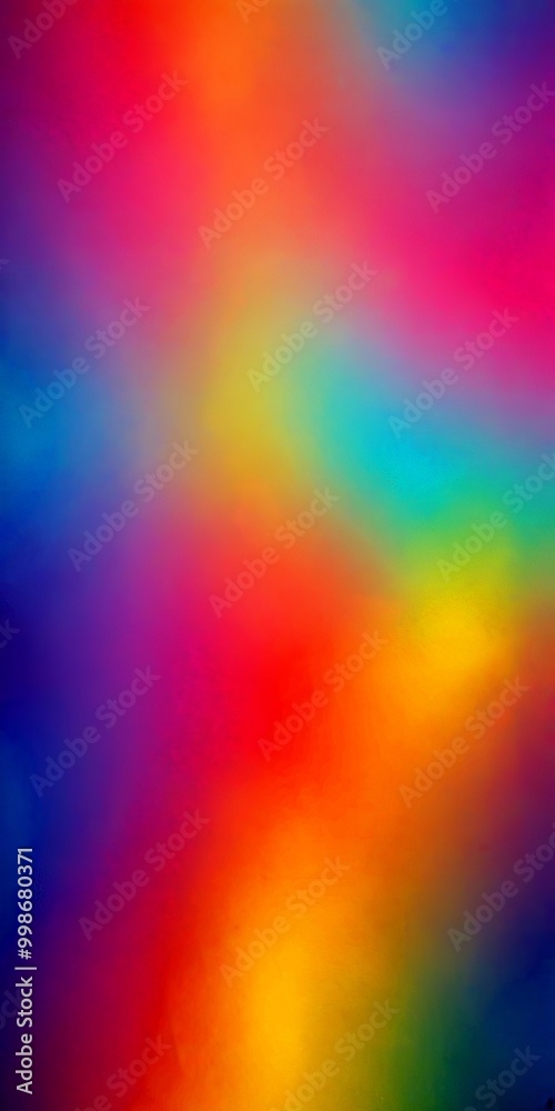 Aufkleber a vibrant abstract composition featuring a gradient of colors, transitioning from red to blue, green