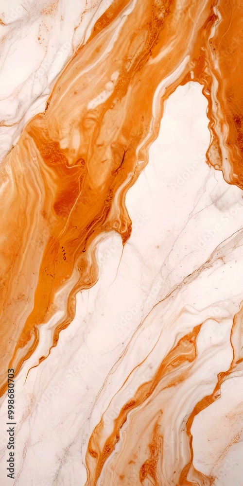 Aufkleber a marble surface with a swirling pattern of light and dark brown hues, creating a sense of movement 