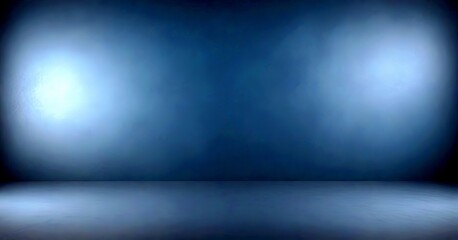 Fototapeta premium A dark, empty room with a flat, smooth surface, featuring a gradient of dark and light colors