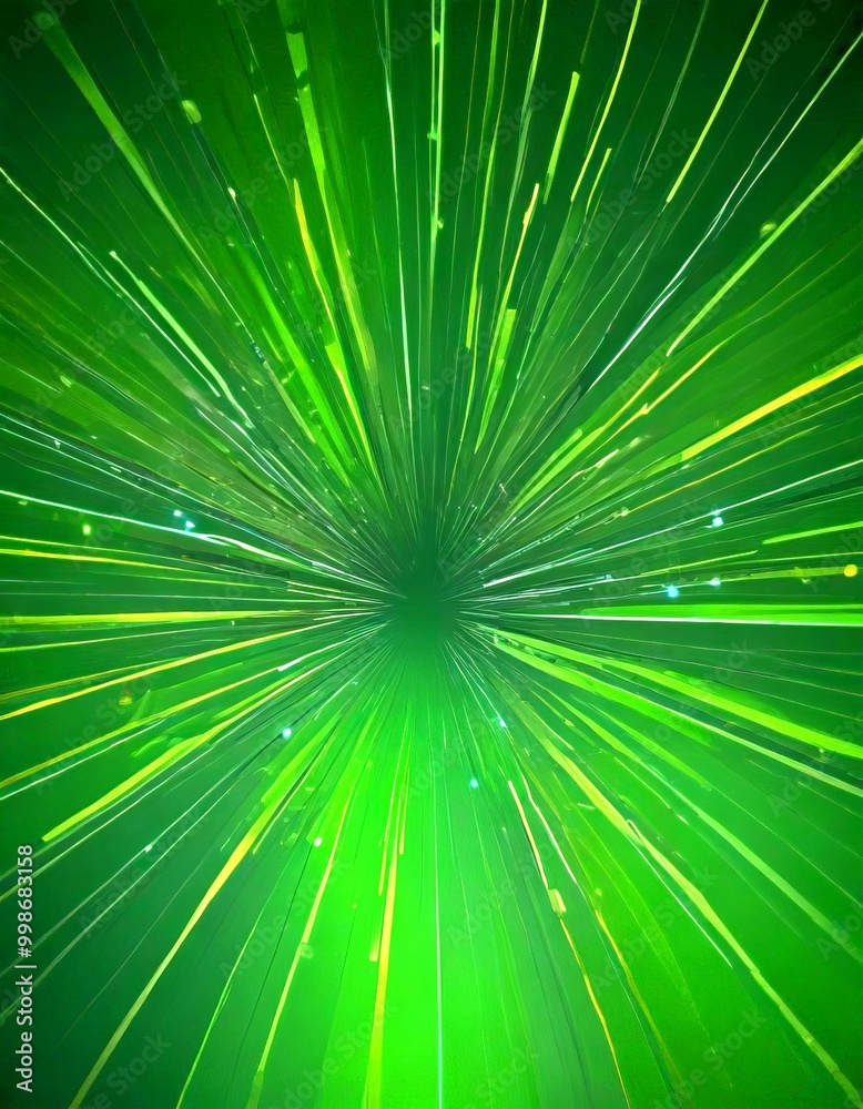 Fototapete a vibrant, abstract representation starburst pattern, with radiating lines of varying lengths and co