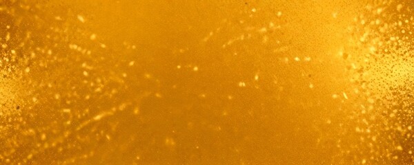 a close-up view golden liquid, possibly a syrup or sauce, with a textured and speckled appearance