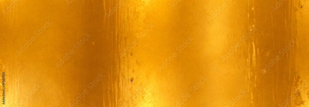 Poster a close-up view textured surface with a golden hue, resembling a metallic or metallic-like material