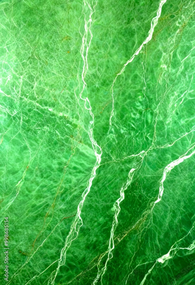 Aufkleber a close-up view green marble surface with a textured and intricate pattern