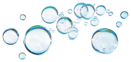 PNG Real tiny clear bubbles background floating white.