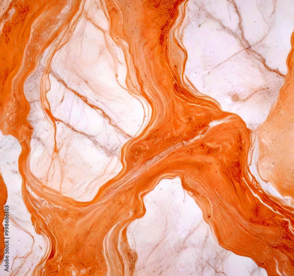 Poster a marble surface with a swirling pattern of light and dark brown hues, creating a sense of movement and depth