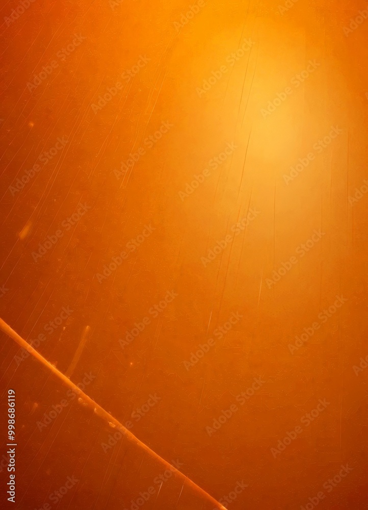 Aufkleber a blurred orange background with a diagonal line running across it, creating a sense of movement and depth
