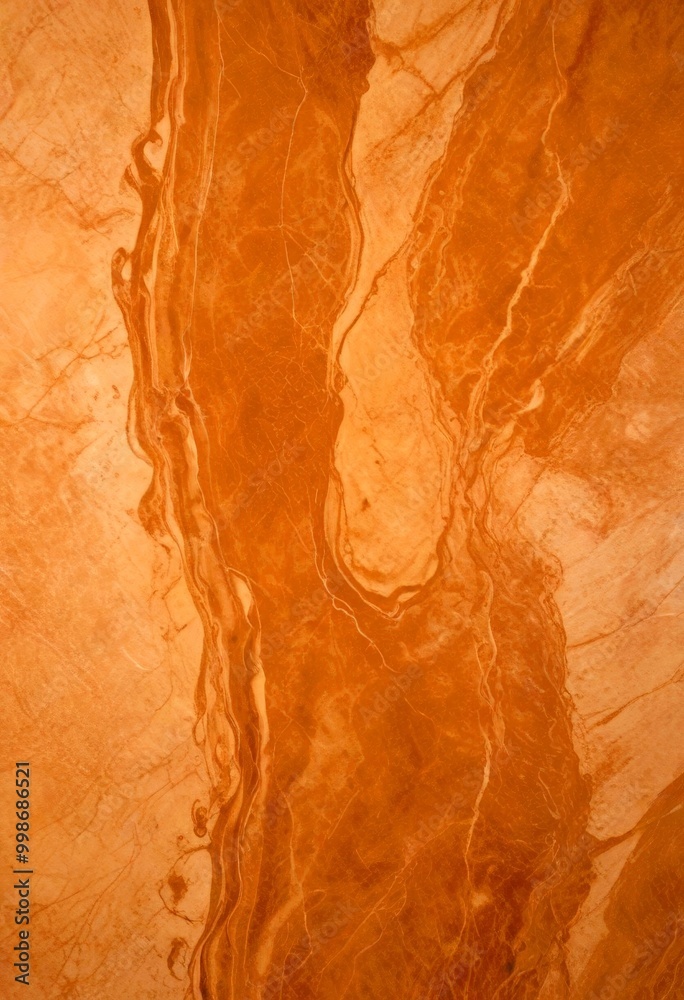 Poster a close-up view marble surface with a marbled pattern of light and dark brown hues