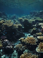 Obraz premium coral reef in sea