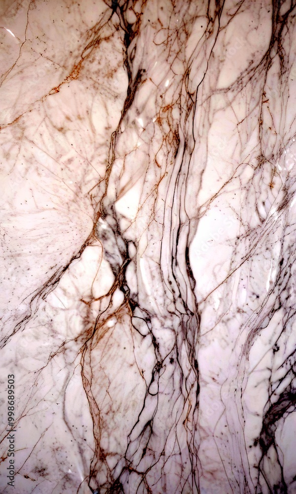 Poster a close-up view marble surface with a textured, white and gray marble pattern