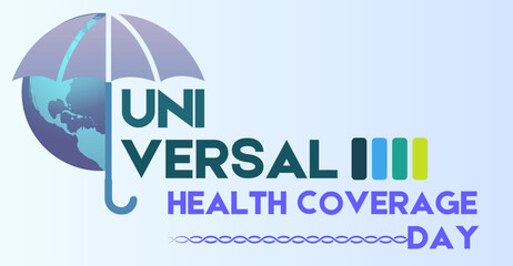 Universal Health Coverage Day, campaign or celebration banner design