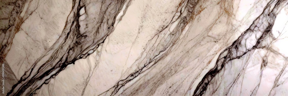 Poster a close-up view marble surface with a textured, natural-looking pattern