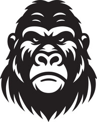 gorilla vector art design