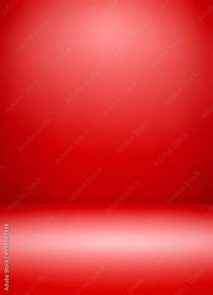 Poster A red gradient background with a smooth, gradient effect, creating a minimalist and visually striking composition