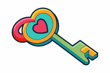 valentine key to my heart- color