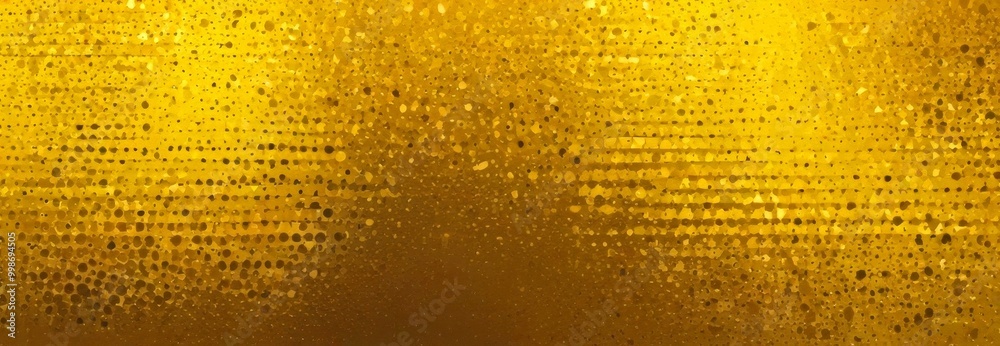 Aufkleber a textured golden background with a gradient effect, featuring a pattern of small circles or dots in varying shades of gold