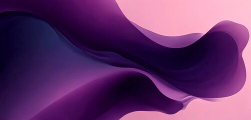 a purple abstract design with flowing, wavy lines and a gradient background transitioning from a darker purple to a lighter pink