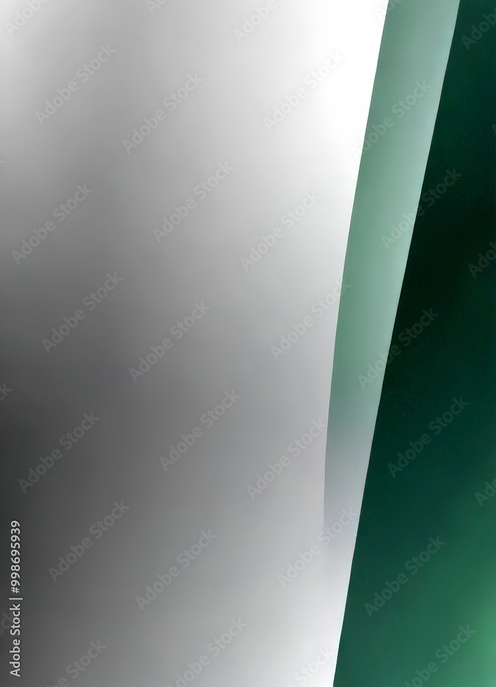 Poster a gradient background with a blend of gray and green colors, creating a visually appealing abstract design