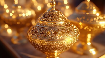 Exquisite craftsmanship: beautifully carved arabic incense burners for elegant decor