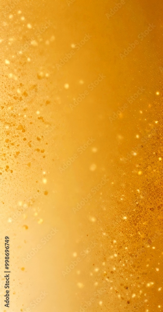 Poster a golden gradient background with a subtle shimmering effect, creating a warm and inviting atmosphere