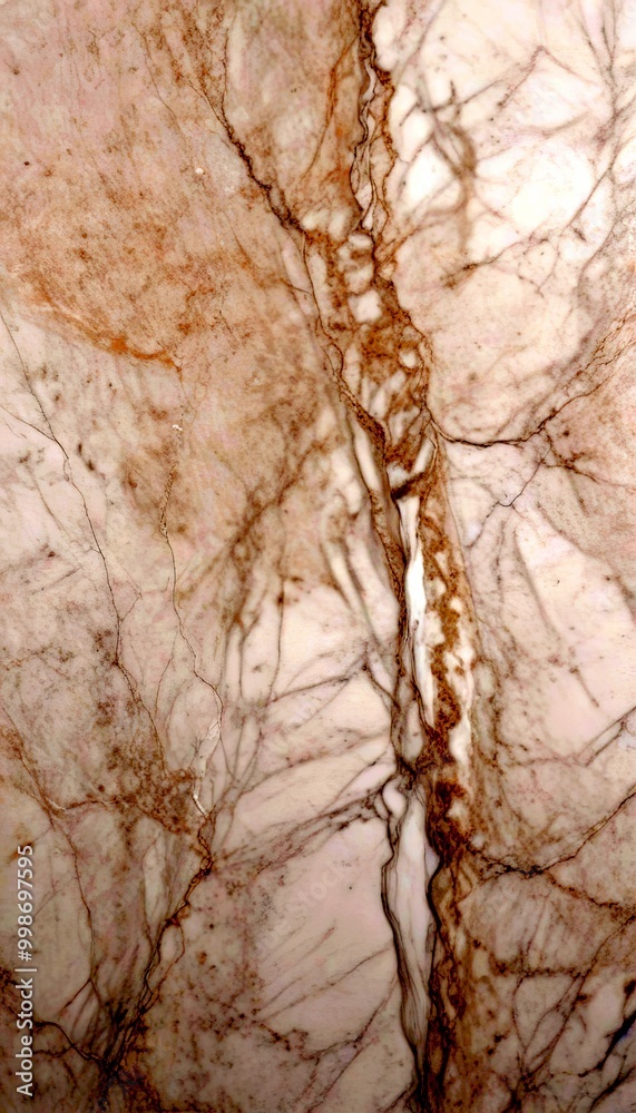 Poster a close-up view marble surface with a textured, natural pattern the marble exhibits a light beige co