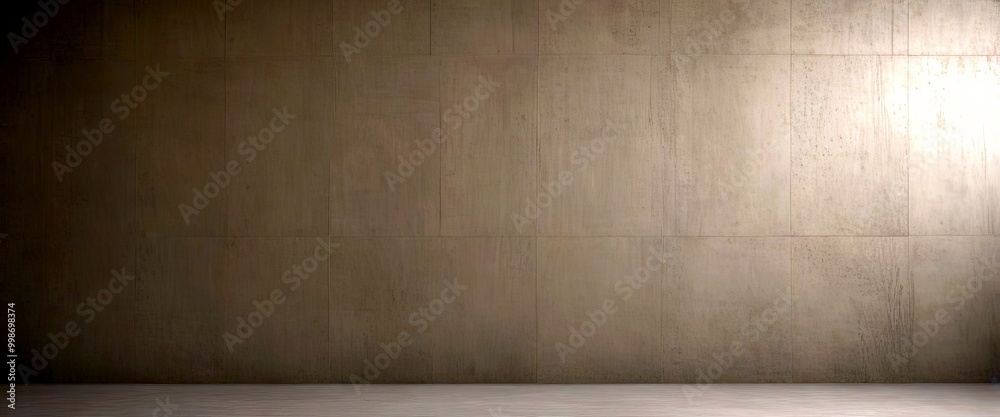 Fototapete a dark, textured wall with a grid-like pattern, creating a sense of depth and dimension