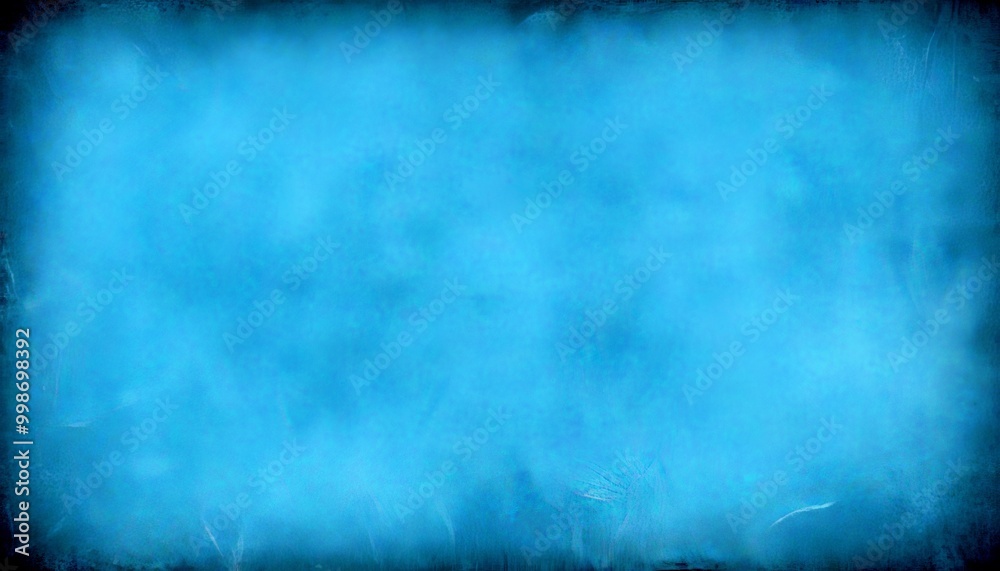 Poster a textured blue background with a gradient effect, resembling a chalkboard or a canvas
