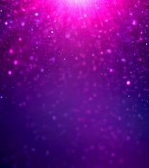 a gradient background transitioning from a deep purple at the top to a lighter shade at the bottom, with a scattering of small white dots throughout