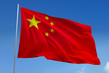 China waving flag