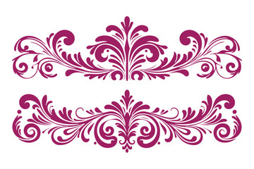 Abstract Ornamental Silhouette Vector Art