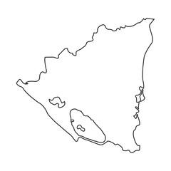 map of Nicaragua