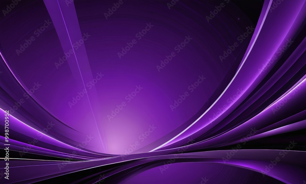 Aufkleber a purple abstract background with curved lines and a gradient effect, creating a sense of movement and depth