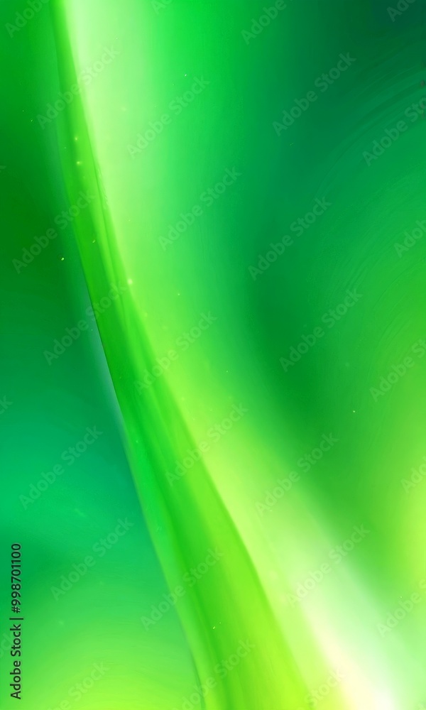 Aufkleber a vibrant abstract background with a gradient of green and white colors, creating a sense of movemen