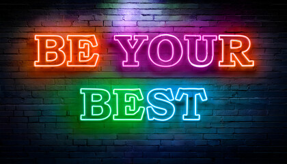 Obraz premium Be Your Best Word