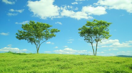 Obraz premium tree on a field