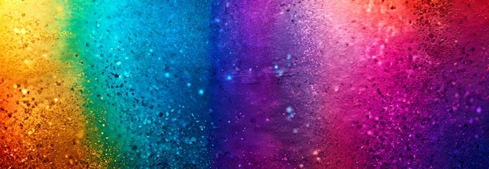 a vibrant, multicolored abstract background with a rainbow gradient effect, creating a visually striking and dynamic composition