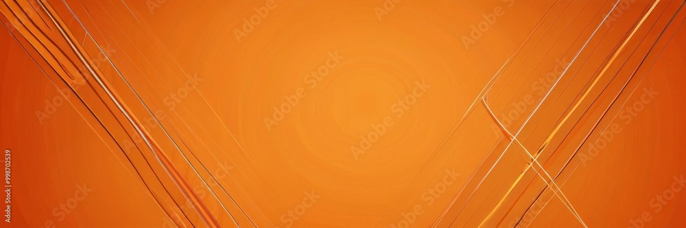 Fototapete a vibrant abstract composition of intersecting diagonal lines in varying shades of orange, creating a dynamic and visually striking pattern