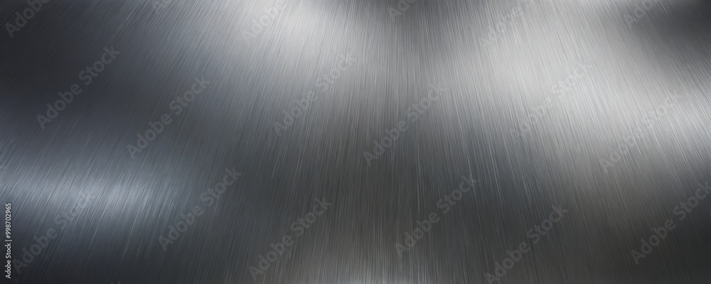 Poster a close-up view metallic surface with a shiny, reflective texture The metallic surface appears to be made material with a metallic sheen, possibly silver or chrome,