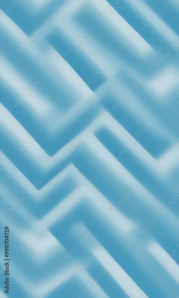 Aufkleber a blurred, abstract pattern of intersecting diagonal lines in various shades of blue, creating a sense of depth and movement
