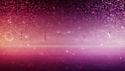 Obraz premium a gradient background transitioning from pink to purple, with a scattering of small, glittering dots in the top right corner