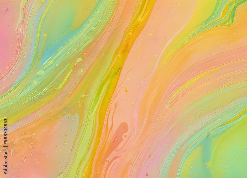 Aufkleber a vibrant abstract pattern with swirling, multicolored lines and splashes of color, creating a dynamic and visually captivating composition