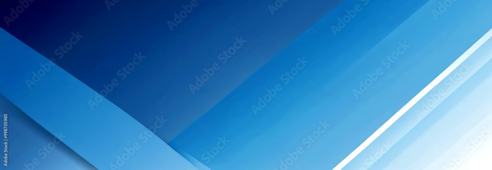 Poster a gradient background with blue and white horizontal and vertical stripes, creating a visually appealing abstract design