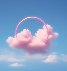 Pink Cloud Ring