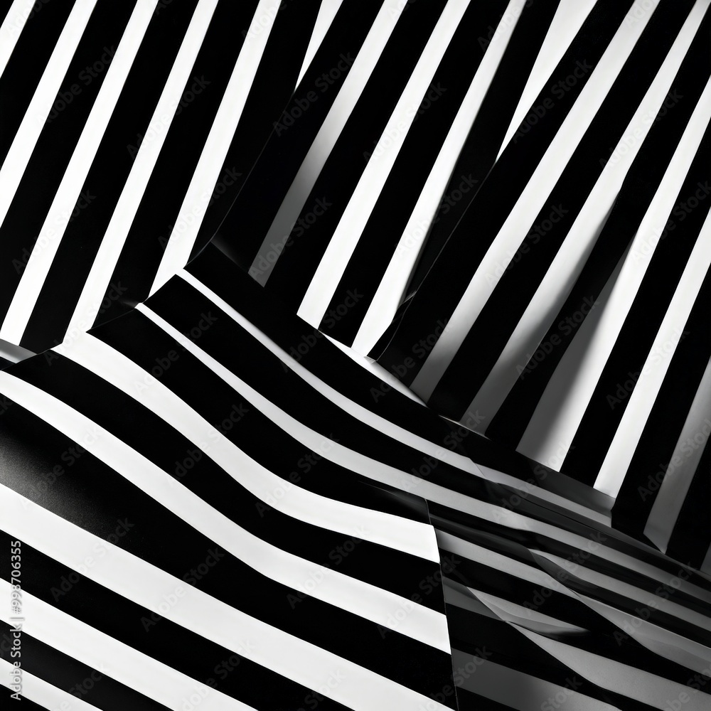 Aufkleber a black and white photograph featuring a pattern of diagonal lines, creating a sense of movement and rhythm