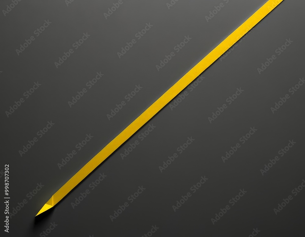 Aufkleber a yellow line diagonally crosses the image, creating a sense of movement and direction.