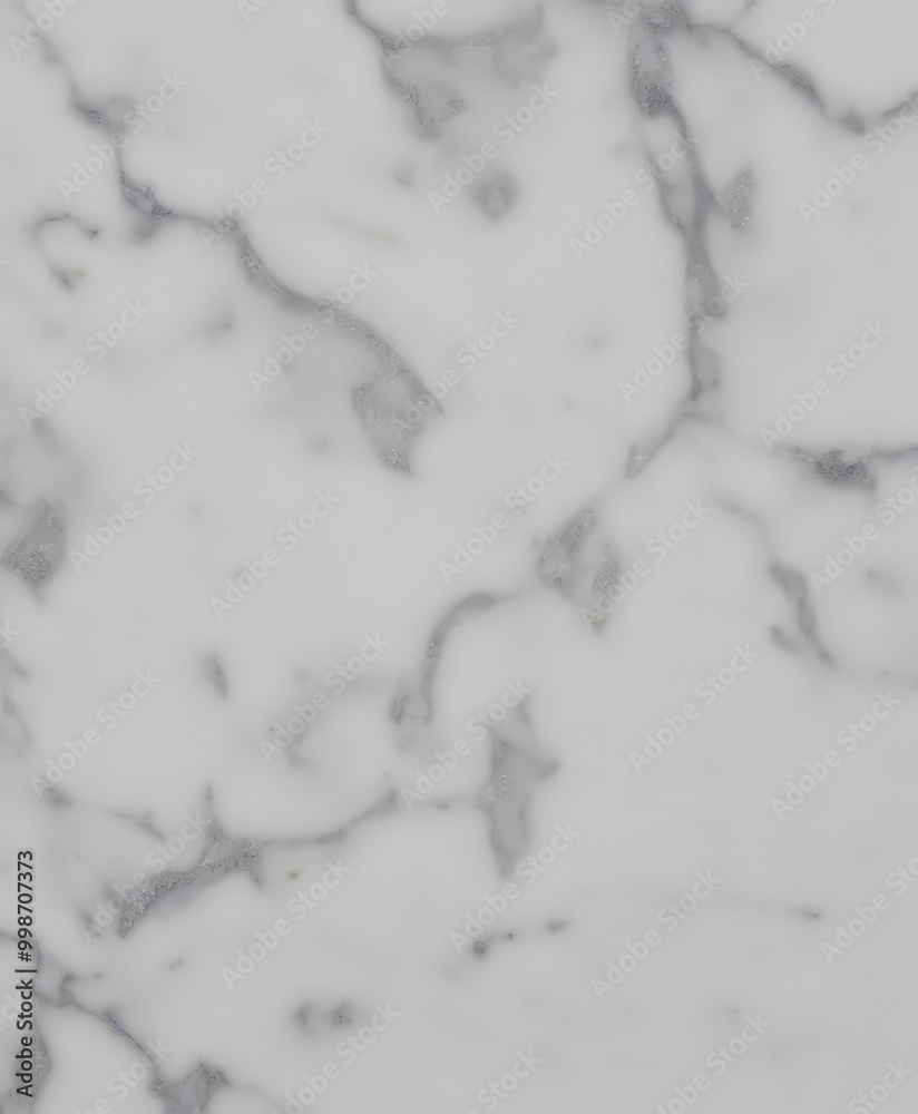 Poster Marble texture with a subtle pattern of gray and white marble veins.