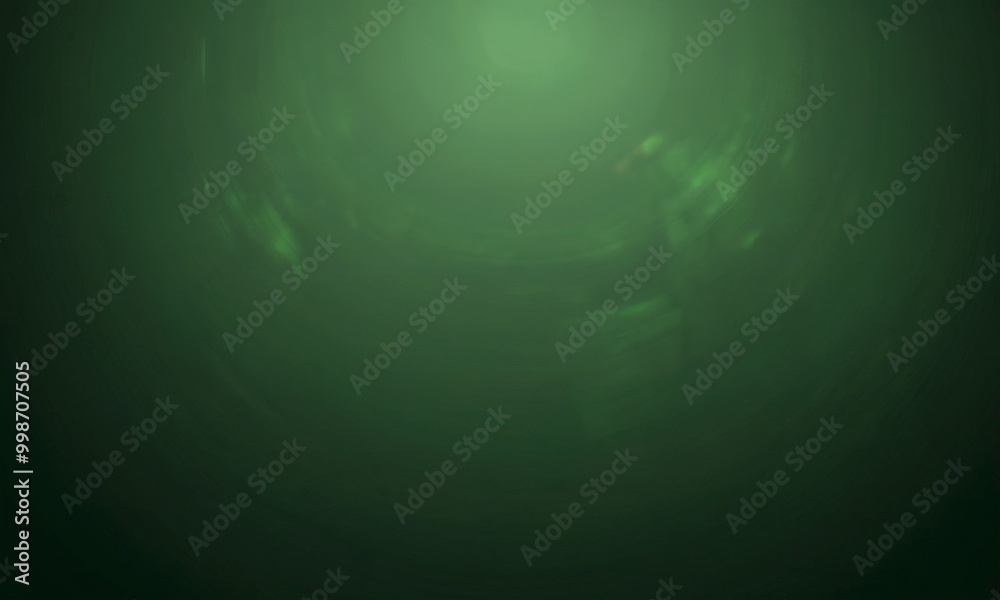 Leinwandbilder a dark green background with a subtle, circular pattern of light and shadow, creating a sense of depth and movement.